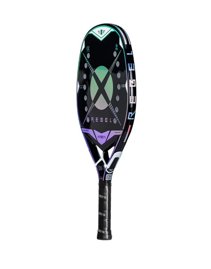 Heroe's REBEL 2023 w/ Grit Treatment Beach Tennis Racket Paddle